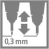 Stabilo Sensor Rotulador de Punta Fina Amortiguada - Trazo de 0.3mm - Color Negro | Ahorro Imprimiendo