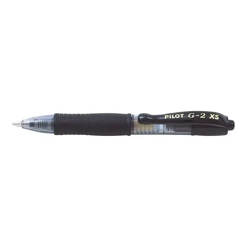 Pilot Boligrafo de Gel G2 Pixie XS Retractil - Punta de Bola Redonda 0.7mm - Trazo 0.32mm - Grip Ergonomico - Color Negro | Ahor