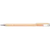 Pentel Hybrid Milky Boligrafo de Bola - Punta Fina 0.8mm - Trazo 0.4mm - Tinta de Gel Opaca - Color Naranja Pastel | Ahorro Impr