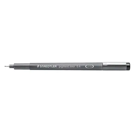 Staedtler Pigment Liner 308 Rotulador Calibrado - Trazo 0.4mm - Secado Rapido - Color Negro | Ahorro Imprimiendo
