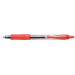 Pilot Boligrafo de Gel G2 Rollerball Retractil - Recargable - Punta de Bola Redonda 0.7mm - Trazo 0.32mm - Grip Ergonomico - Col