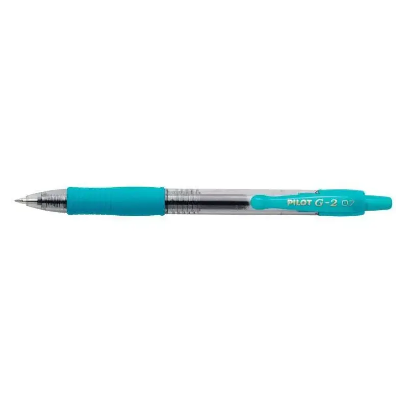 Pilot Boligrafo de Gel G2 Rollerball Retractil - Recargable - Punta de Bola Redonda 0.7mm - Trazo 0.32mm - Grip Ergonomico - Col