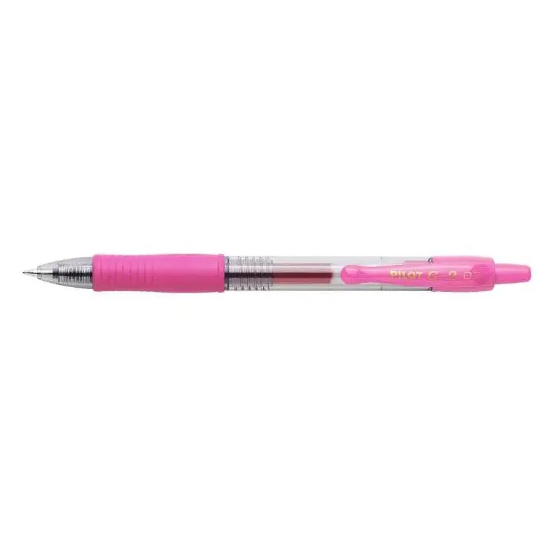 Pilot Boligrafo de Gel G2 Rollerball Retractil - Recargable - Punta de Bola Redonda 0.7mm - Trazo 0.32mm - Grip Ergonomico - Col