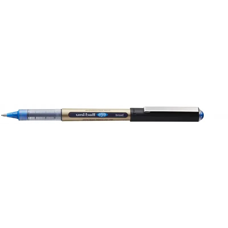 Uni-ball Eye Broad UB-150-10 Boligrafo de Tinta Liquida - Punta de Bola 1mm - Tinta Resistente al Agua y Luz - Sistema de Contro