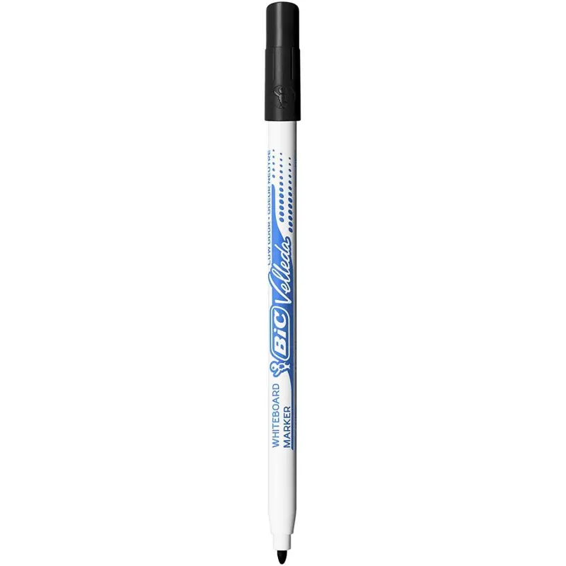 Bic Velleda 1721 Pack de 4 Rotuladores para Pizarra - Punta Fina - Trazo de 1.5mm - Borrado Optimo - Colores Surtidos | Ahorro I