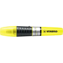 Stabilo Luminator Marcador Fluorescente - Mayor Suministro de Tinta - Zona de Agarre - Trazo entre 2 y 5mm - Color Amarillo | Ah