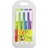 Stabilo Swing Cool Pack de 4 Marcadores Fluorescentes - Cuerpo Plano - Punta Biselada - Trazo entre 1 y 4mm - Tinta con Base de