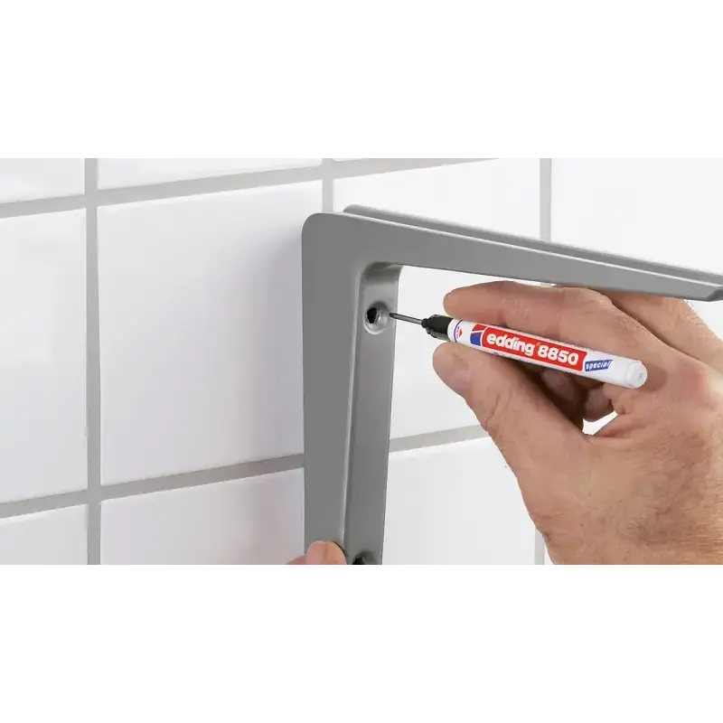 Edding 8850 Marcador para Taladros - Punta Extralarga 20mm - Trazo 1mm - Secado Rapido - Color Negro | Ahorro Imprimiendo