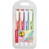 Stabilo Swing Cool Pastel Pack de 4 Marcadores Fluorescentes - Cuerpo Plano - Punta Biselada - Trazo entre 1 y 4mm - Tinta con B
