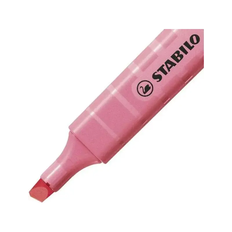 Stabilo Swing Cool Pastel Pack de 4 Marcadores Fluorescentes - Cuerpo Plano - Punta Biselada - Trazo entre 1 y 4mm - Tinta con B