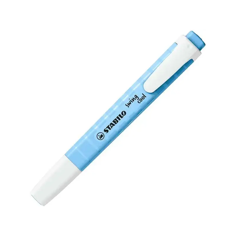 Stabilo Swing Cool Pastel Pack de 4 Marcadores Fluorescentes - Cuerpo Plano - Punta Biselada - Trazo entre 1 y 4mm - Tinta con B