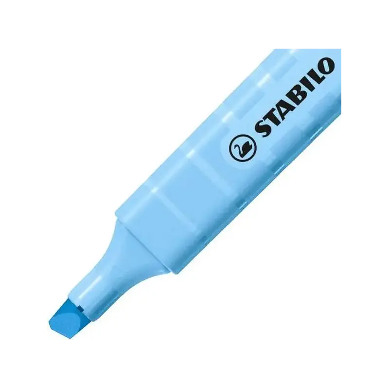 Stabilo Swing Cool Pastel Pack de 4 Marcadores Fluorescentes - Cuerpo Plano - Punta Biselada - Trazo entre 1 y 4mm - Tinta con B