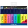 Staedtler Textsurfer Classic 364 Pack de 8 Marcadores Fluorescentes - Punta Biselada 1 - 5mm Aprox - Secado Rapido - Colores Sur