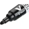 Pilot V-Board Master Begreen Pack de 5 Rotuladores para Pizarra Blanca - Punta Redonda 6mm - Trazo 2.3mm - 91% Plastico Reciclad