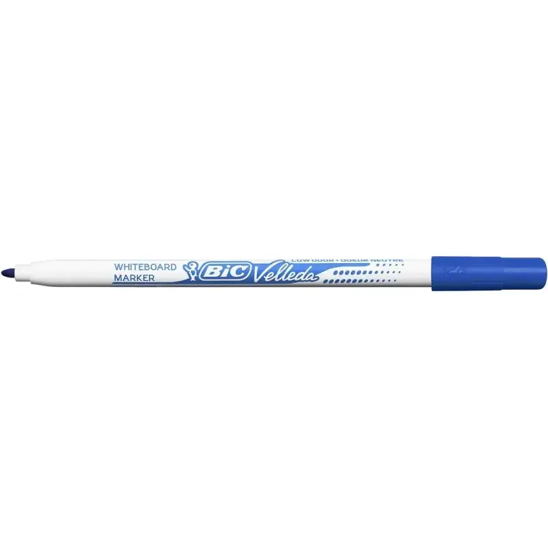 Bic Velleda 1721 Pack con 8 Rotuladores para Pizarra - Punta Fina - Trazo de 1.5mm - Borrado Optimo - Colores Surtidos | Ahorro