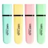 Bic Marking Highlighter Flat Pastel Pack de 4 Marcadores Fluorescentes - Punta Biselada - Trazo entre 1.20 y 4.60 mm - Tinta con