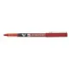 Pilot Boligrafo de Tinta Liquida V5 HI-Tecpoint Rollerball - Punta Fina de Aguja 0.5mm - Trazo 0.3mm - Color Rojo | Ahorro Impri