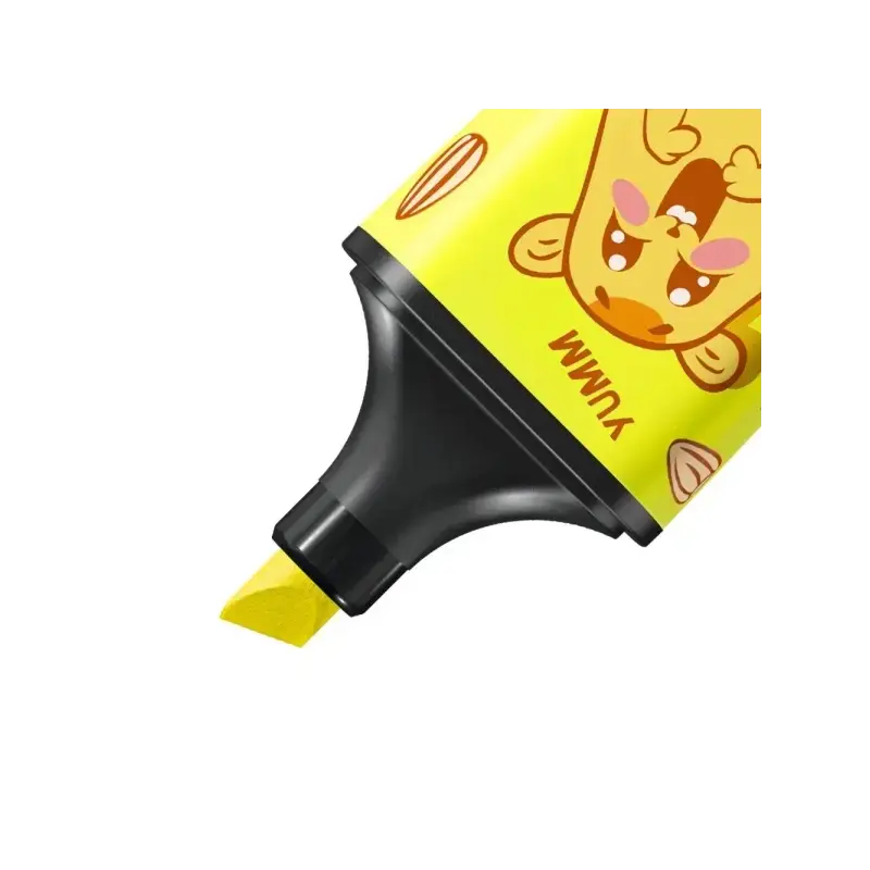 Stabilo Boss Mini Animal Vibes Pack de 5 Mini Marcadores Fluorescentes - Trazo entre 2 y 5mm - Tinta con Base de Agua - Antiseca