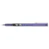 Pilot Boligrafo de Tinta Liquida V5 HI-Tecpoint Rollerball - Punta Fina de Aguja 0.5mm - Trazo 0.3mm - Color Violeta | Ahorro Im