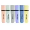 Bic Marking Highlighter Flat Pastel Mineral Pack de 6 Marcadores Fluorescentes - Punta Biselada - Trazo entre 1.20 y 4.60 mm - T