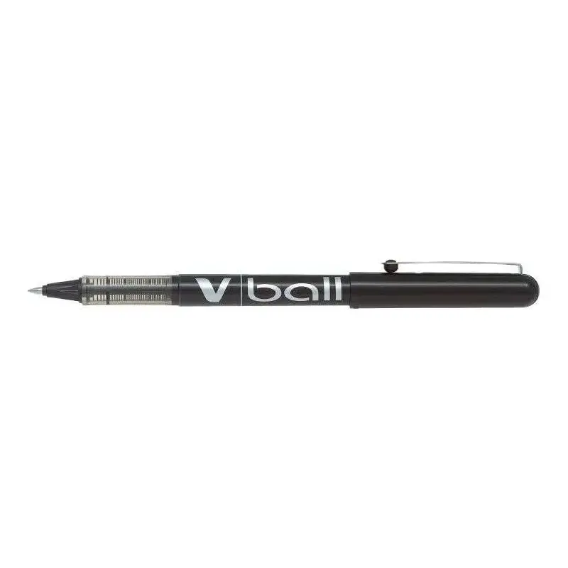Pilot Boligrafo de tinta liquida V Ball 07 Rollerball - Punta de bola redonda 0.7mm - Trazo 0.5mm - Color Negro | Ahorro Imprimi