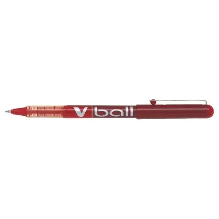 Pilot Boligrafo de tinta liquida V Ball 05 Rollerball - Punta de bola redonda 0.5mm - Trazo 0.3mm - Color Rojo | Ahorro Imprimie