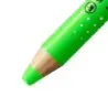 Stabilo MARKdry Neon Pack de 4 Marcadores para Pizarra + Sacapuntas + Paño de Limpieza - Mina XXL de 10mm - Madera 100% Certific