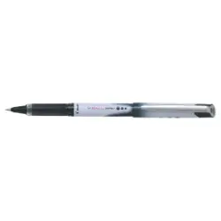 Pilot Boligrafo de Tinta Liquida V Ball Grip 05 - Punta de Bola Conica 0.5mm - Trazo 0.3mm - Grip de Goma - Color Negro | Ahorro