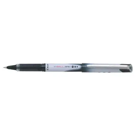 Pilot Boligrafo de Tinta Liquida V Ball Grip 05 - Punta de Bola Conica 0.5mm - Trazo 0.3mm - Grip de Goma - Color Negro | Ahorro