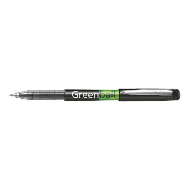 Pilot Boligrafo de Tinta Liquida Greenball - Recargable - Fabricado con Plastico Reciclado - Punta Media 0.7mm - Trazo 0.35mm -