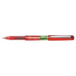 Pilot Boligrafo de Tinta Liquida Greenball - Recargable - Fabricado con Plastico Reciclado - Punta Media 0.7mm - Trazo 0.35mm -