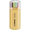 Stabilo Point 88 Zebrui Pack de 20 Rotuladores de Punta Fina de Fibra - Trazo de 0.4 mm - Tinta con Base de Agua - Colores Surti