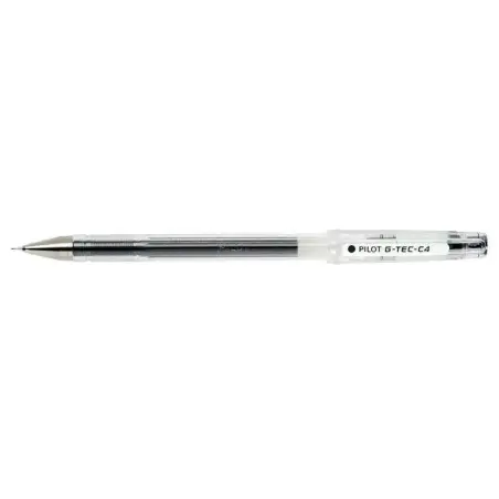 Pilot Boligrafo de Gel G-Tec C4 - Extra Fino - Recargable - Punta de Bola 0.4mm - Trazo 0.2mm - Color Negro | Ahorro Imprimiendo