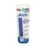 Carioca Oops Pack de 3 Recambios para Boligrafo Borrable - Tinta Termo Sensible - Punta de 0.7mm - Color Azul | Ahorro Imprimien