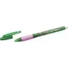 Bic Illusions Boligrafo Borrable - Punta Media de 0.7mm - Grip de Goma - Recargable - Color Verde | Ahorro Imprimiendo