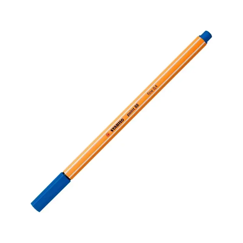 Stabilo Point 88 Pack de 20 Rotuladores de Punta Fina de Fibra - Trazo de 0.4mm. - Tinta con Base de Agua - Apto para Reglas y P