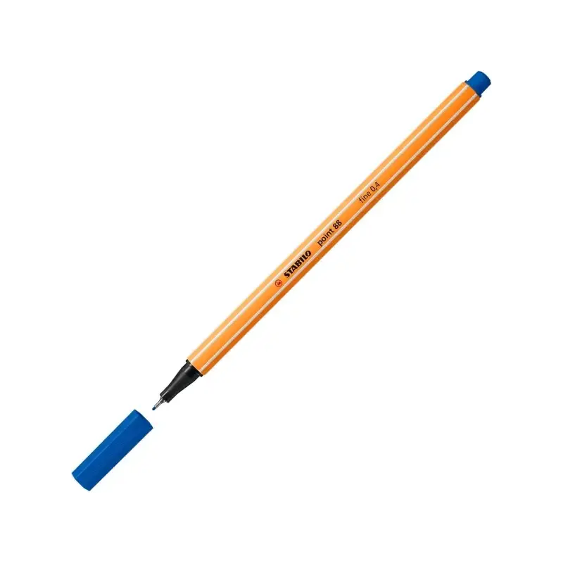 Stabilo Point 88 Pack de 20 Rotuladores de Punta Fina de Fibra - Trazo de 0.4mm. - Tinta con Base de Agua - Apto para Reglas y P