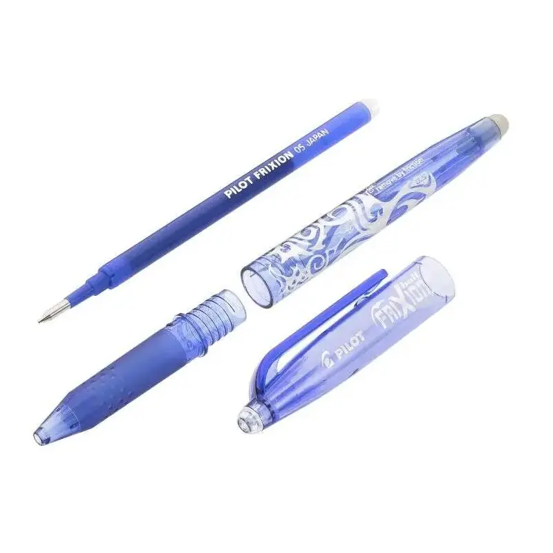 Pilot Frixion Ball Boligrafo de Gel Borrable - Punta de Bola 0.7mm - Trazo 0.4mm - Grip Ergonomico - Color Azul | Ahorro Imprimi