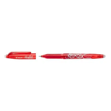 Pilot Frixion Ball Boligrafo de Gel Borrable - Punta de Bola 0.7mm - Trazo 0.4mm - Grip Ergonomico - Color Rojo | Ahorro Imprimi