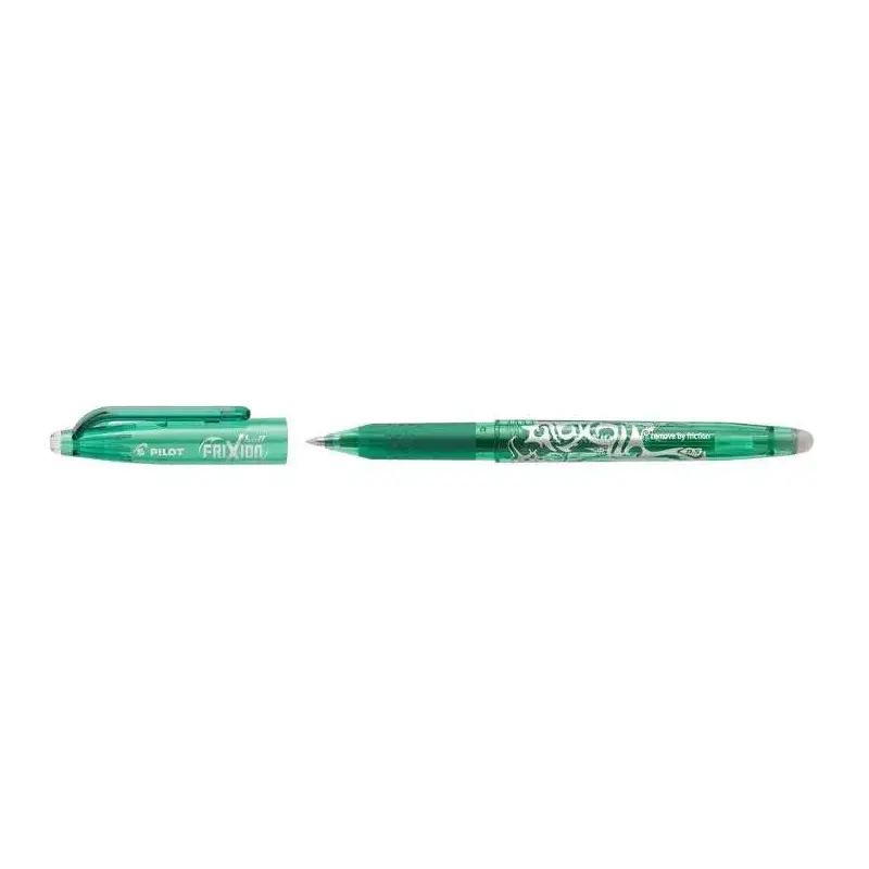 Pilot Frixion Ball Boligrafo de Gel Borrable - Punta de Bola 0.7mm - Trazo 0.4mm - Grip Ergonomico - Color Verde | Ahorro Imprim