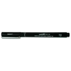 Uni-ball PIN03-200(S) Rotulador Calibrado - Punta Poliacetal 0.3mm - Ancho de Trazo 0.3mm - Tinta Resistente al Agua y Luz - Col