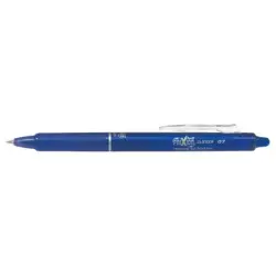 Pilot Frixion Clicker Boligrafo de Gel Borrable Retractil - Punta de Bola 0.7mm - Trazo 0.4mm - Grip Ergonomico - Color Azul | A