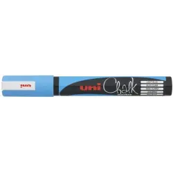 Uni-ball PWE-5M Marcador de Tiza Liquida - Punta Conica 1.8-2.5mm - Borrado en Humedo - Resistente a la Lluvia - Ideal para Piza