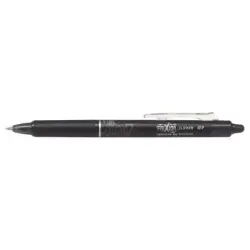 Pilot Frixion Clicker Boligrafo de Gel Borrable Retractil - Punta de Bola 0.7mm - Trazo 0.4mm - Grip Ergonomico - Color Negro |