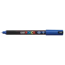 Posca PC-1MR Marcador de Pintura - Punta Roller de Fibra 0.7mm - Linea Extrafina - Tinta Pigmentada Base al Agua - Resistente a