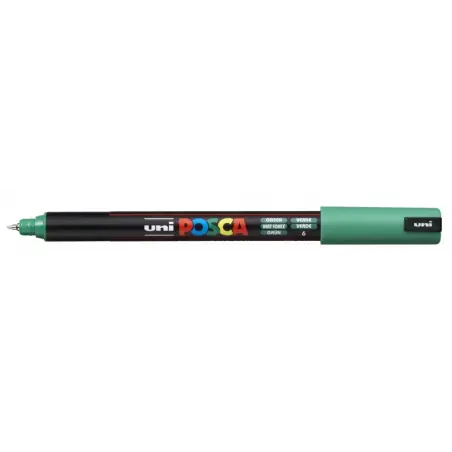 Posca PC-1MR Marcador de Pintura - Punta Roller de Fibra 0.7mm - Linea Extrafina - Tinta Pigmentada Base al Agua - Resistente a