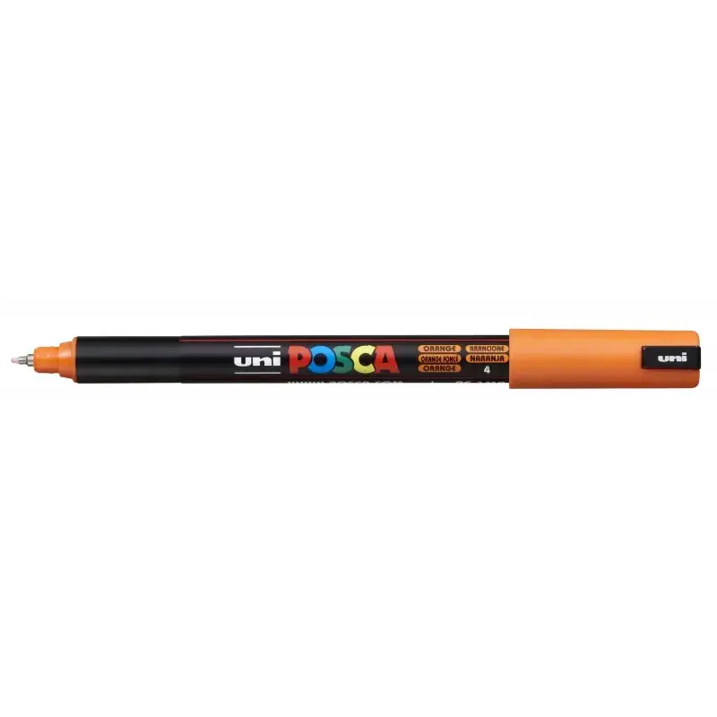 Posca PC-1MR Marcador de Pintura - Punta Roller de Fibra 0.7mm - Linea Extrafina - Tinta Pigmentada Base al Agua - Resistente a