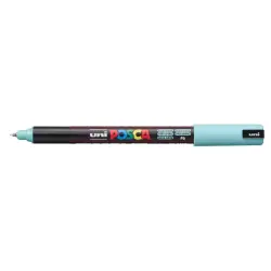 Posca PC-1MR Marcador de Pintura - Punta Tipo Roller 0.7mm - Tinta Pigmentada Base al Agua - Resistente a la Luz - Color Verde M