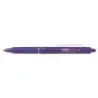 Pilot Frixion Clicker Boligrafo de Gel Borrable Retractil - Punta de Bola 0.7mm - Trazo 0.4mm - Grip Ergonomico - Color Violeta