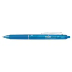 Pilot Frixion Clicker Boligrafo de Gel Borrable Retractil - Punta de Bola 0.7mm - Trazo 0.4mm - Grip Ergonomico - Color Azul Cla